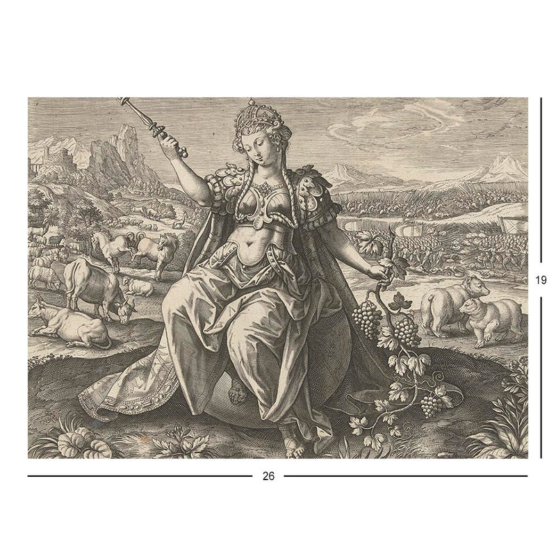 Europa Engraving Jigsaw Puzzle
