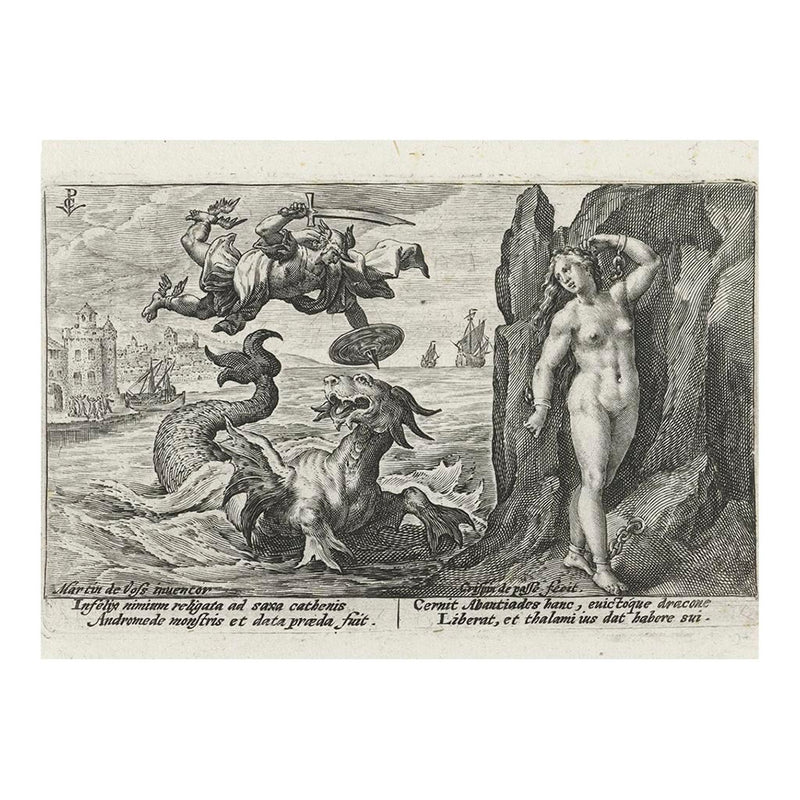 Perseus And Andromeda Etching Jigsaw Puzzle