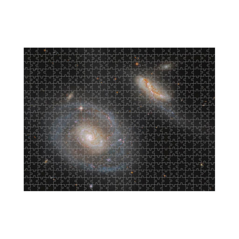 Hubble Captures a Peculiar Galactic Pair Jigsaw Puzzle