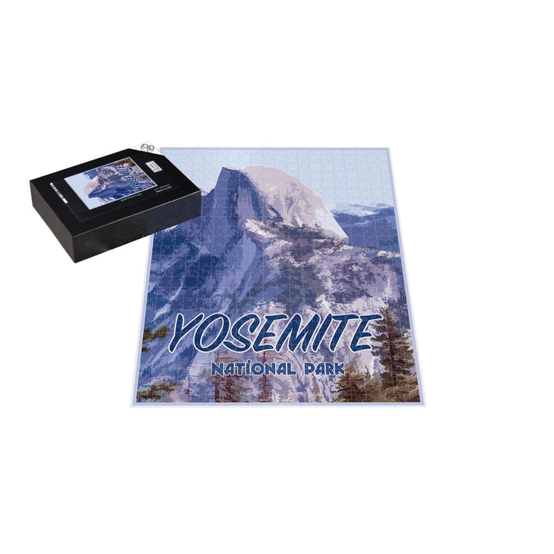 Vintage stylized Yosemite National Park Jigsaw Puzzle