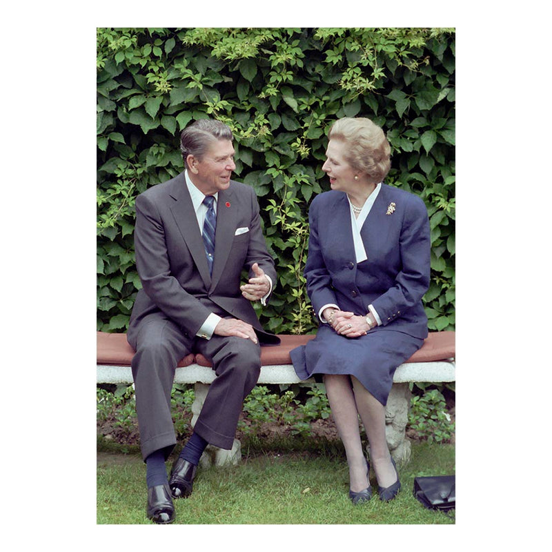President Ronald Reagan Meeting Margaret Thatcher Jigsaw Puzzle